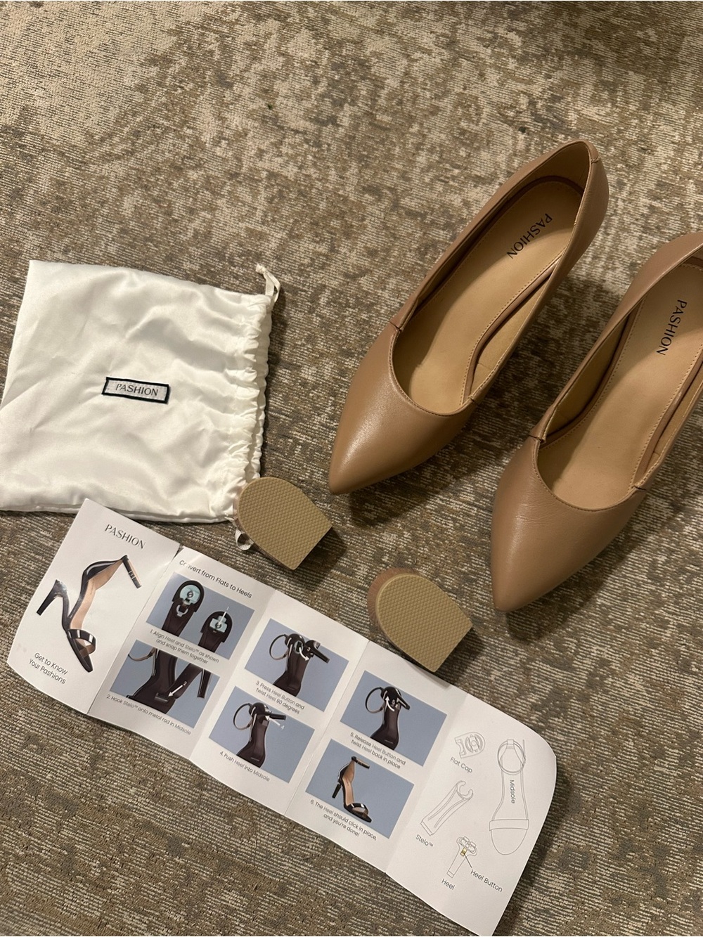 Pashion Footwear Blush Pointed-Toe Pumps - Picture 6 of 6